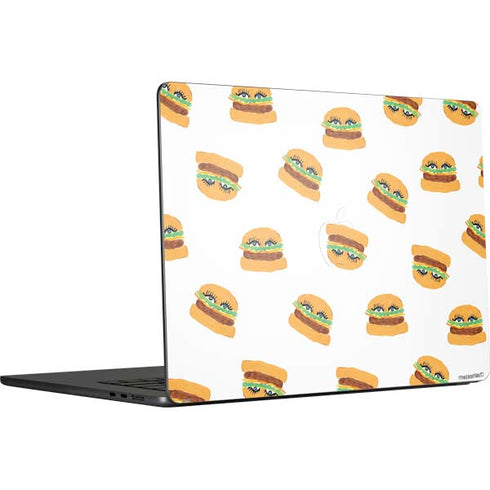 Bouffants and Broken Hearts Cute Burgers MacBook Air 15 in (2023) Skin
