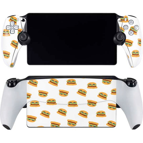 Bouffants and Broken Hearts Cute Burgers PlayStation Portal Remote Player Skin