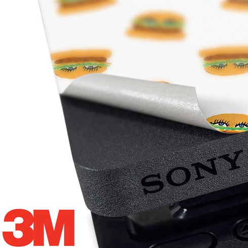 Bouffants and Broken Hearts Cute Burgers PS4 Slim Bundle Skin