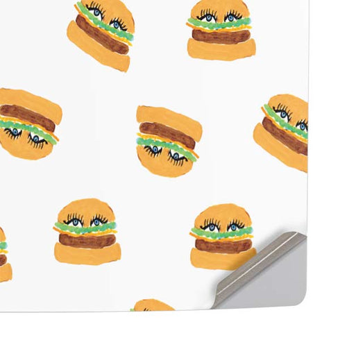 Bouffants and Broken Hearts Cute Burgers PS5 Slim Disk Console Skin
