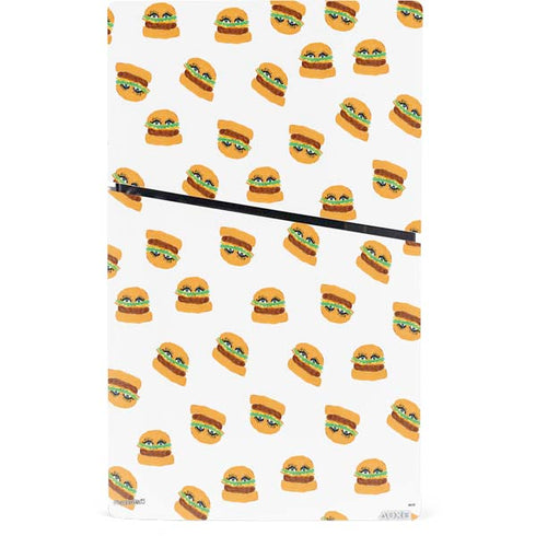 Bouffants and Broken Hearts Cute Burgers PS5 Slim Digital Edition Console Skin