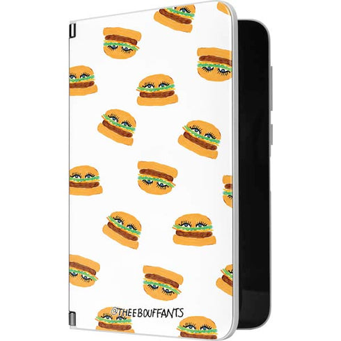 Bouffants and Broken Hearts Cute Burgers Surface Duo Skin