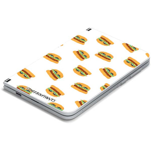 Bouffants and Broken Hearts Cute Burgers Surface Duo Skin