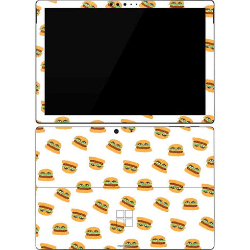 Bouffants and Broken Hearts Cute Burgers Surface Pro 7 Skin