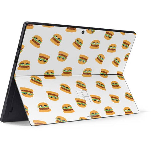 Bouffants and Broken Hearts Cute Burgers Surface Pro 7 Skin