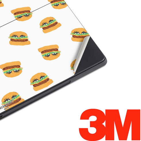 Bouffants and Broken Hearts Cute Burgers Surface Pro 7 Skin