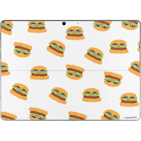 Bouffants and Broken Hearts Cute Burgers Surface Pro 8 Skin