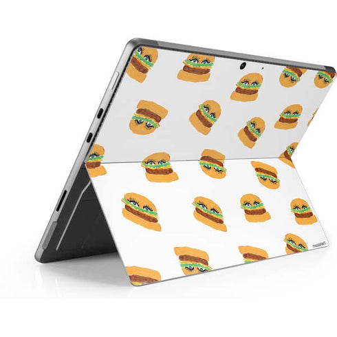 Bouffants and Broken Hearts Cute Burgers Surface Pro 8 Skin