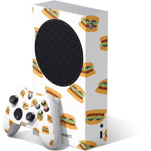 Bouffants and Broken Hearts Cute Burgers Xbox Series S Bundle Skin