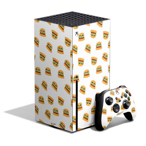 Bouffants and Broken Hearts Cute Burgers Xbox Series X Bundle Skin