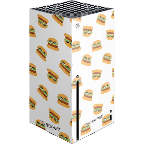 Bouffants and Broken Hearts Cute Burgers Xbox Series X Console Skin