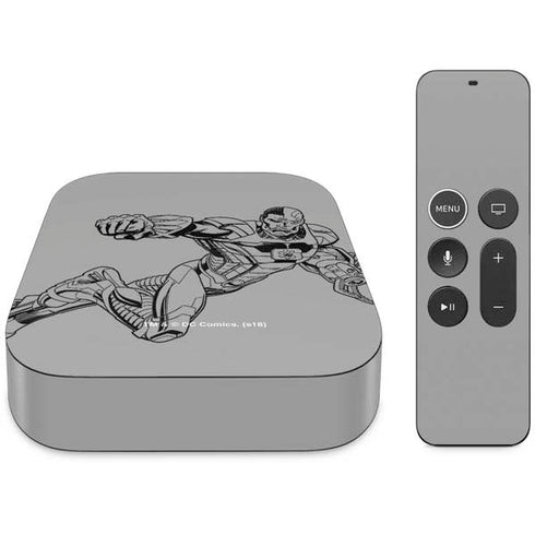 DC Comics Cyborg Comic Pop Apple TV Skin