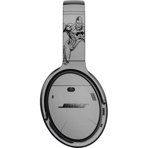 DC Comics Cyborg Comic Pop Bose QuietComfort 35 II Headphones Skin
