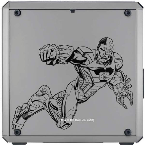 DC Comics Cyborg Comic Pop Cooler Master MasterBox Q300L Mini Tower Skin