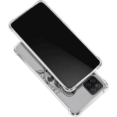 DC Comics Cyborg Comic Pop Galaxy A12 Clear Case