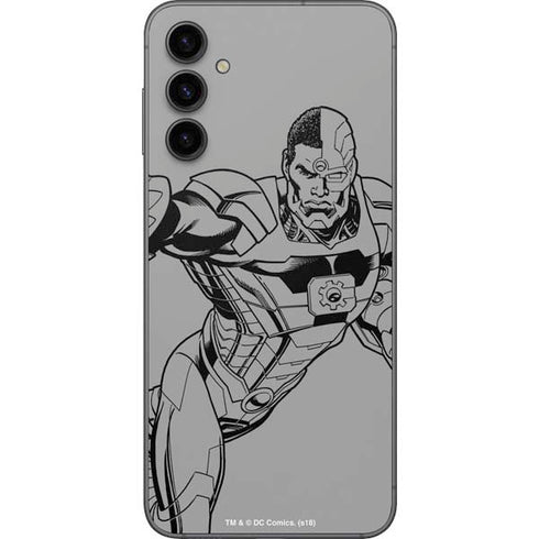 DC Comics Cyborg Comic Pop Galaxy A14 5G Skin