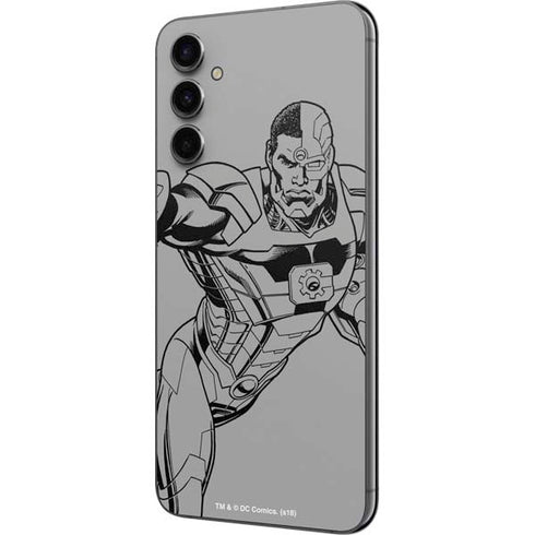 DC Comics Cyborg Comic Pop Galaxy A14 5G Skin