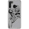 DC Comics Cyborg Comic Pop Galaxy A21 Clear Case