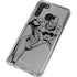 DC Comics Cyborg Comic Pop Galaxy A21 Clear Case