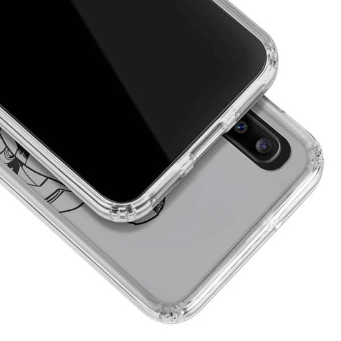 DC Comics Cyborg Comic Pop Galaxy A30 Clear Case