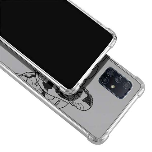 DC Comics Cyborg Comic Pop Galaxy A51 5G Clear Case