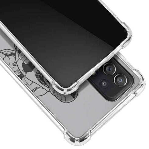 DC Comics Cyborg Comic Pop Galaxy A52 5G Clear Case