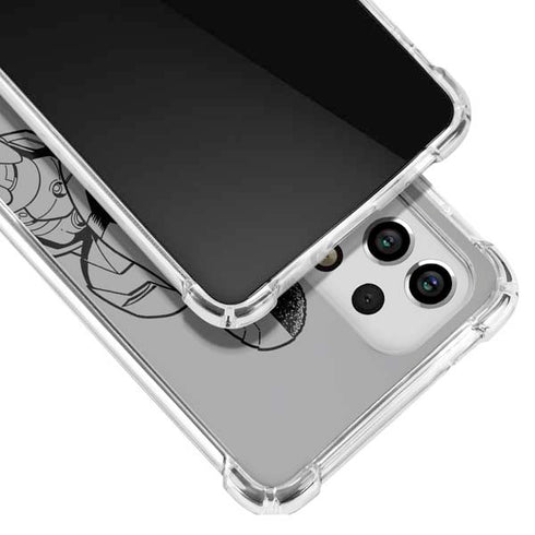 DC Comics Cyborg Comic Pop Galaxy A53 5G Clear Case