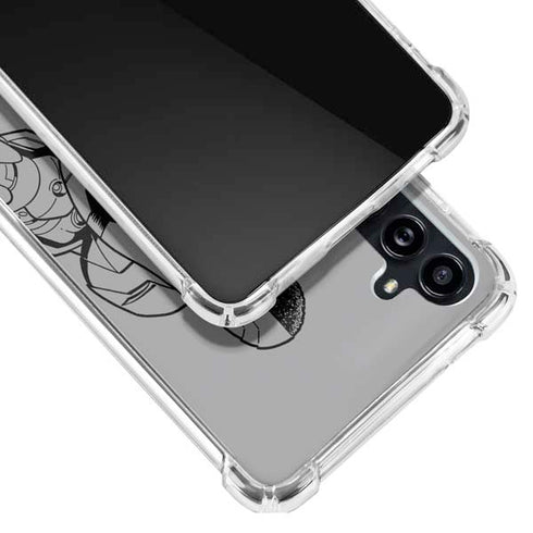 DC Comics Cyborg Comic Pop Galaxy A54 5G Clear Case