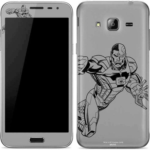 DC Comics Cyborg Comic Pop Galaxy J3 Skin