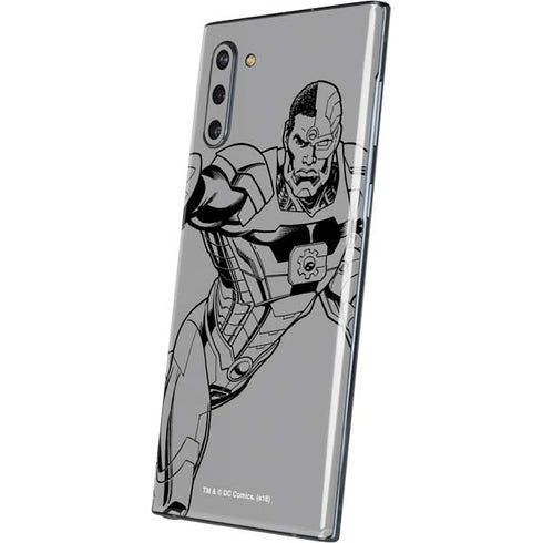 DC Comics Cyborg Comic Pop Galaxy Note 10 Skin