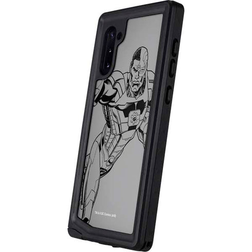 DC Comics Cyborg Comic Pop Galaxy Note 10 Waterproof Case