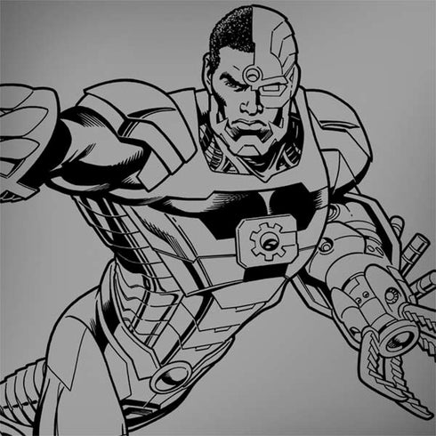 DC Comics Cyborg Comic Pop Galaxy Note 8 Skin