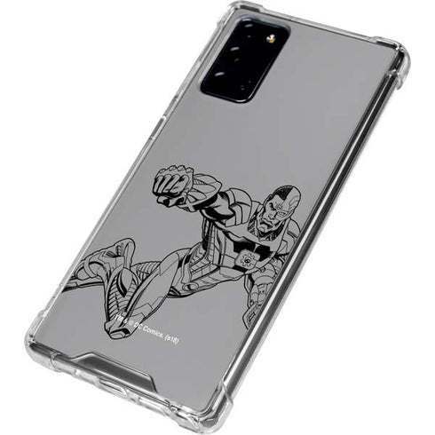 DC Comics Cyborg Comic Pop Galaxy Note20 5G Clear Case