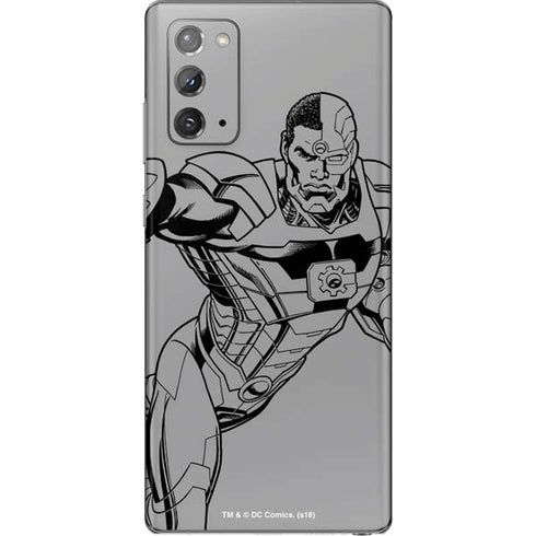 DC Comics Cyborg Comic Pop Galaxy Note20 5G Skin