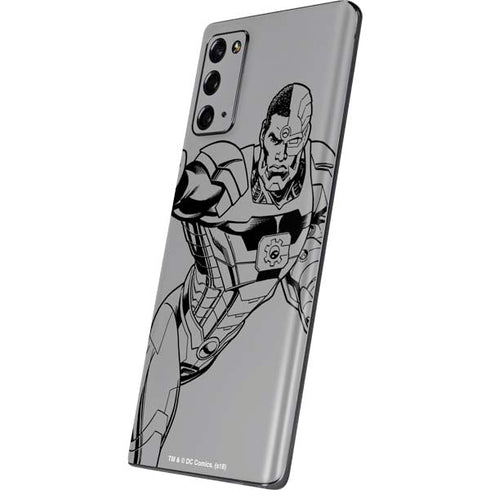 DC Comics Cyborg Comic Pop Galaxy Note20 5G Skin