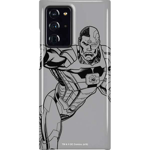 DC Comics Cyborg Comic Pop Galaxy Note20 Ultra 5G Lite Case