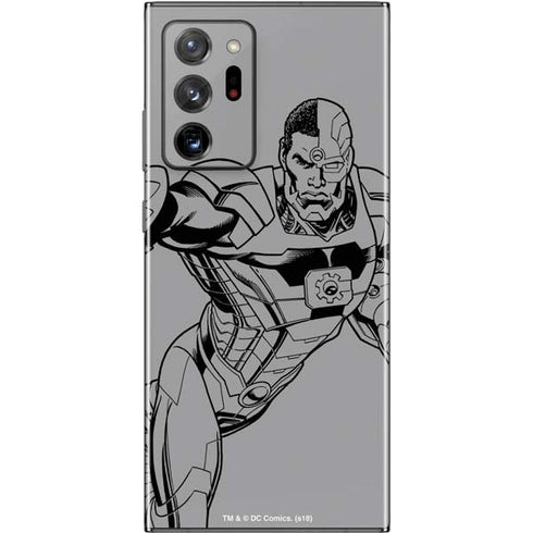 DC Comics Cyborg Comic Pop Galaxy Note20 Ultra 5G Skin