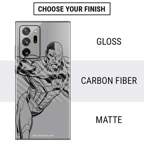 DC Comics Cyborg Comic Pop Galaxy Note20 Ultra 5G Skin