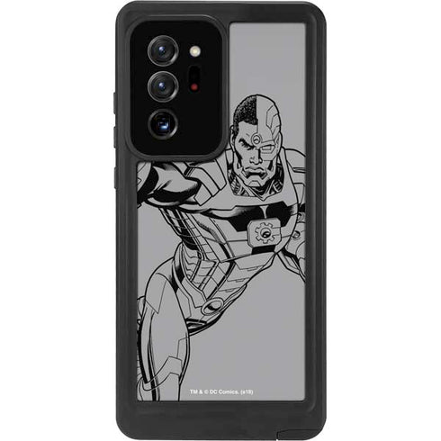 DC Comics Cyborg Comic Pop Galaxy Note20 Ultra 5G Waterproof Case