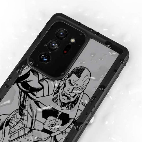 DC Comics Cyborg Comic Pop Galaxy Note20 Ultra 5G Waterproof Case