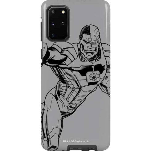 DC Comics Cyborg Comic Pop Galaxy S20 Plus Pro Case