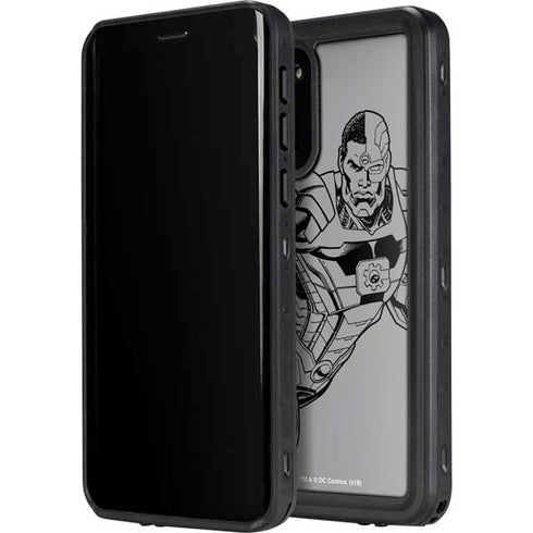 DC Comics Cyborg Comic Pop Galaxy S20 Plus Waterproof Case