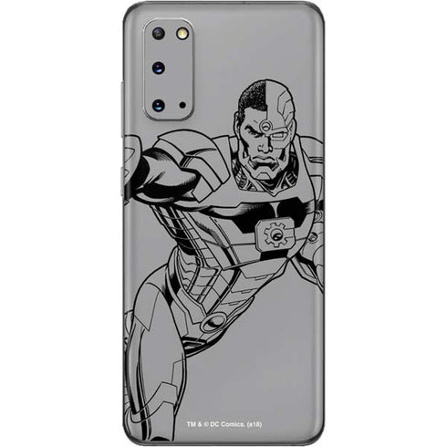DC Comics Cyborg Comic Pop Galaxy S20 Skin