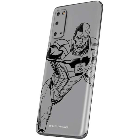 DC Comics Cyborg Comic Pop Galaxy S20 Skin