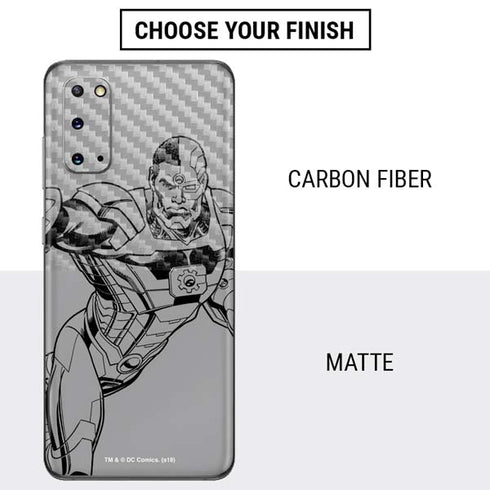DC Comics Cyborg Comic Pop Galaxy S20 Skin