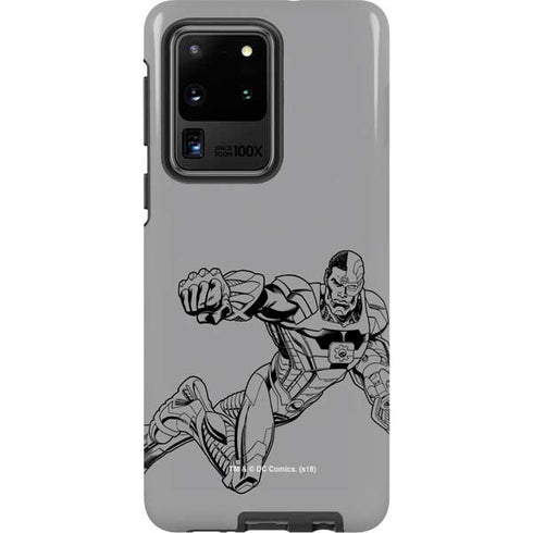 DC Comics Cyborg Comic Pop Galaxy S20 Ultra 5G Pro Case
