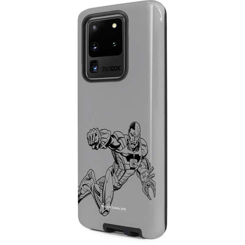 DC Comics Cyborg Comic Pop Galaxy S20 Ultra 5G Pro Case