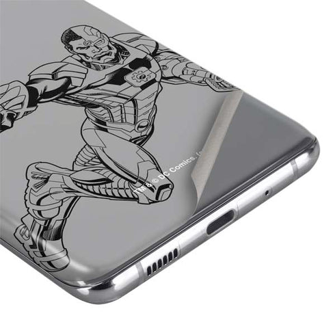 DC Comics Cyborg Comic Pop Galaxy S20 Ultra 5G Skin