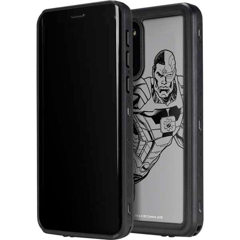 DC Comics Cyborg Comic Pop Galaxy S20 Waterproof Case