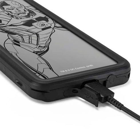 DC Comics Cyborg Comic Pop Galaxy S20 Waterproof Case